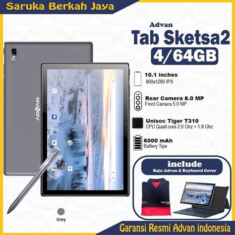 Jual Advan Tab Sketsa Gb Inc Garansi Resmi Di Seller Saruka