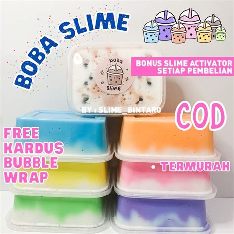 Jual Boba Slime By Slime Bintaro Slime Termurah Shopee Indonesia