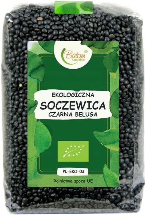 Batom Soczewica Czarna Beluga 500G Bio Ceny I Opinie Ceneo Pl