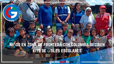 Niños en zona de frontera con Colombia reciben kits de útiles escolares