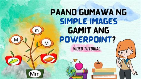 PAANO GUMAWA NG SIMPLE IMAGES SA POWERPOINT GAMIT ANG MGA SHAPES VIDEO