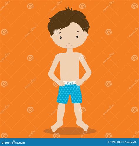 Swimming Boy Naked 01 Stock Vector Illustration Of Graphic 197989324