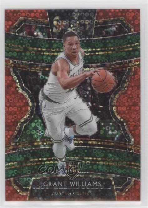 2019 20 Panini Select Concourse Red Disco Prizm 42 Grant Williams