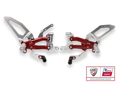 Pe Adjustable Rear Sets Series For V And Speciale Pramac Cnc