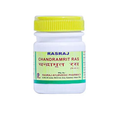 Chandramrit Ras Tablet Packaging Type Bottle Packaging Size 40