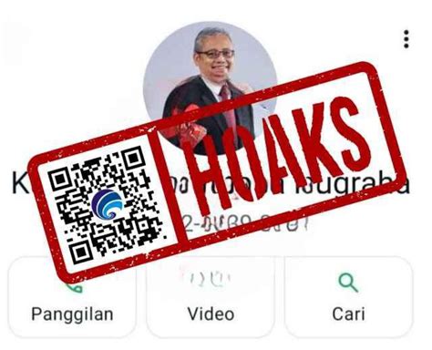 HOAKS Akun WhatsApp Mengatasnamakan Sekretaris Jenderal Kementerian