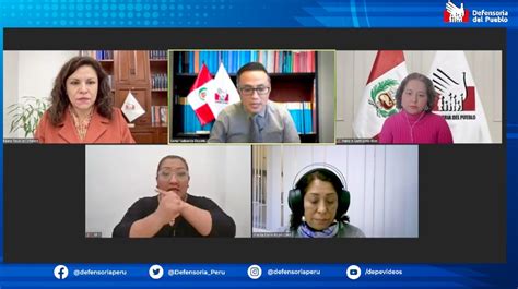 Defensoría Perú on Twitter EnVivo Conversatorio Qué están