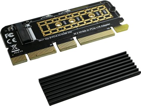 NVMe Adaptateur PCIe Avec Dissipateur Thermique M 2 NVMe SSD Vers PCI