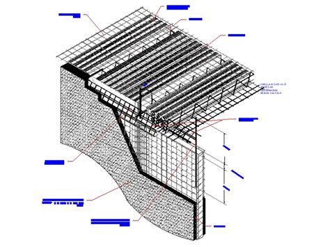 Detalle Anclaje Muro Panel W A Losa De Concreto Kb Bibliocad