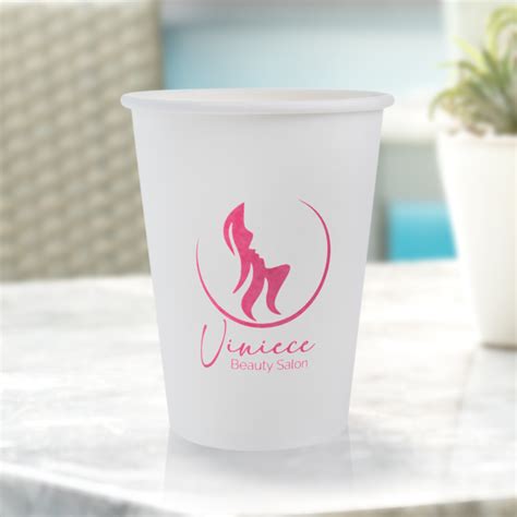 Custom Oz Paper Hot Cups Imprint