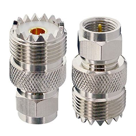 YILIANDUO RF Coaxial Adaptateur Coaxial F Mâle à UHF Femelle SO 239