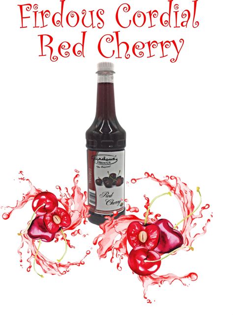 Firdous Red Cherry Cordial