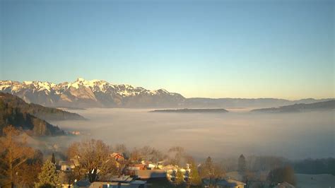 Blick Ber Frastanz Felsenau Feldkirch Walgau Rheintal Hoher