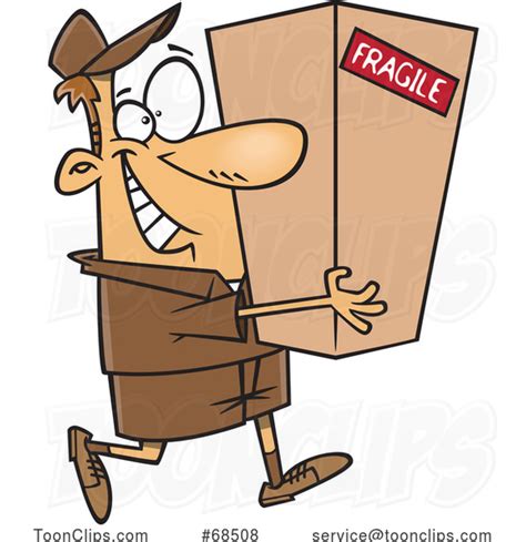 Funny Package Delivery Cartoon