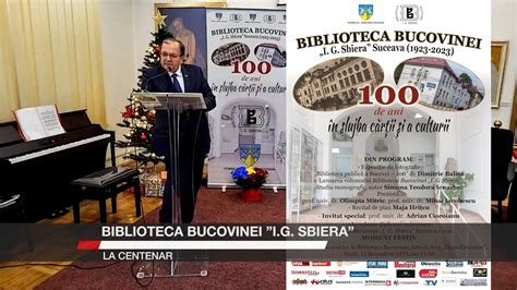 Biblioteca Bucovinei I G Sbiera La Centenar YouTube