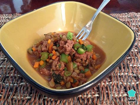 Guiso de lentejas con carne Fácil