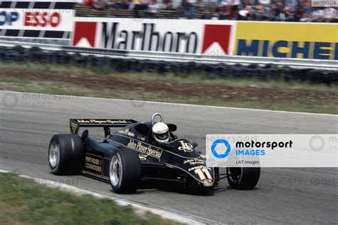 Elio De Angelis Lotus 91 Ford Dutch GP Motorsport Images