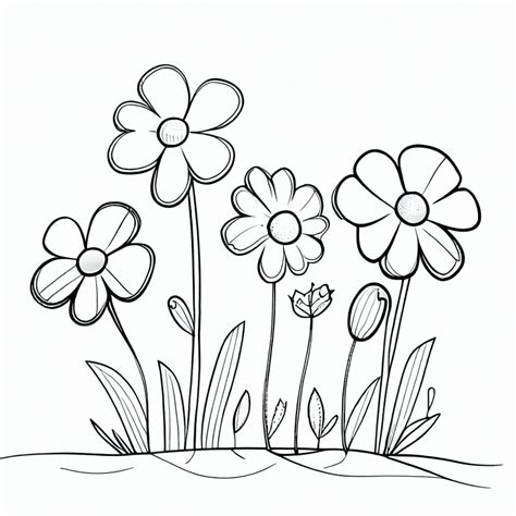 Desenhos de Flores para Colorir Grátis Desenhos para Colorir