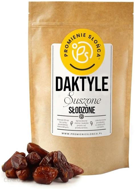 Promienie Słońca Daktyle Suszone Bez Pestek Słodzone 1000g 1kg Ceny i