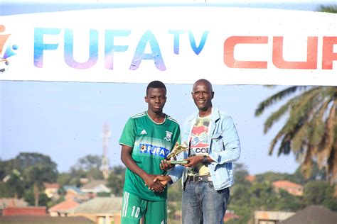 Apollo Ahimbisibwe And Top Scorer Gift Fred Mutalya FUFA Federation