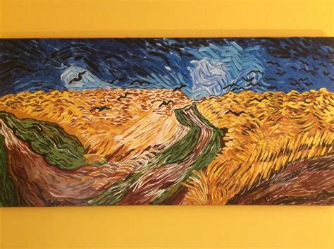 Cornfield Painting Vincent Van Gogh