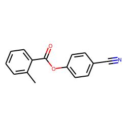 O Toluic Acid 4 Cyanophenyl Ester Chemical Physical Properties By