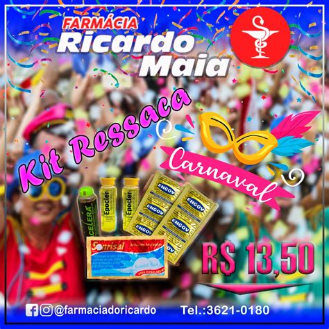 Farm Cia Do Ricardo Maia Kit Ressaca Para Este Carnaval R R