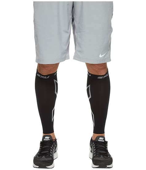 2xu Compression Calf Sleeve Blackblack Athletic Sports Equipment