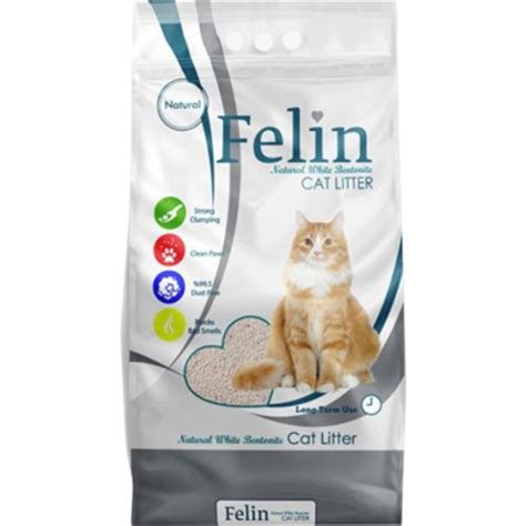 Наполнитель комкующийся «Felin» Natural, бентонит, 5 л купить в Минске ...