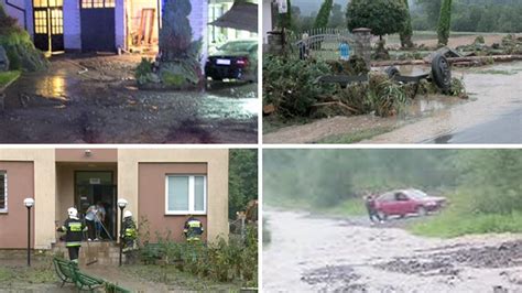 Nocna nawałnica nad Małopolską Straty są ogromne TVN Meteo