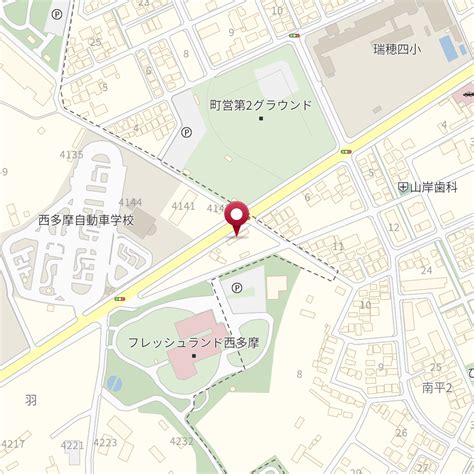 東京都羽村市羽4142－1 の地図 Mapfan