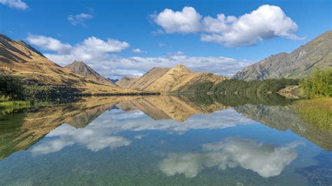 Lake Reflection New Zealand Moke Free Photo On Pixabay