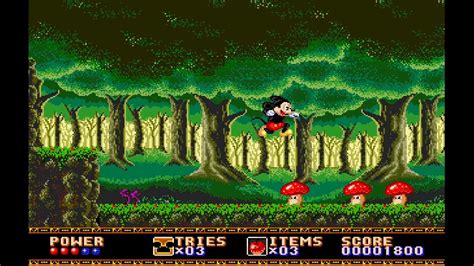 Mickey Mouse Castle Of Illusion Sega Genesis Gameplay Footage YouTube