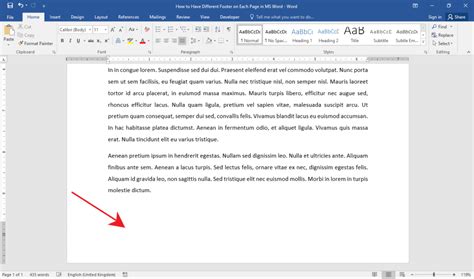 How to Have a Different Footer on Each Page in MS Word - OfficeBeginner