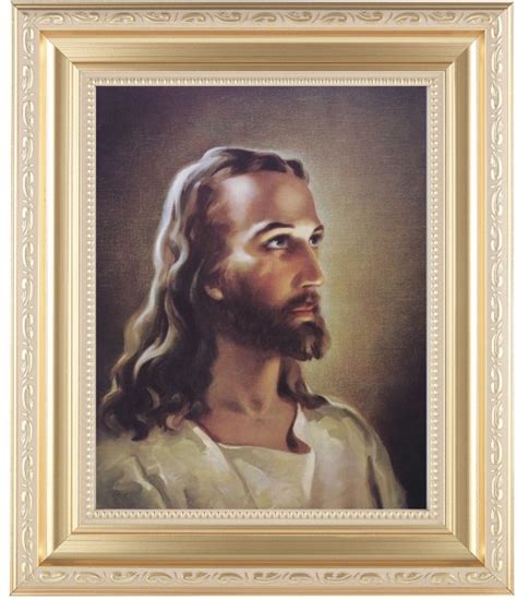 138 Frame Portrait Of Christ Framed Print