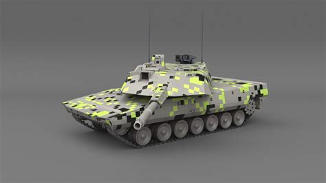 3D Model KF51 Panther VR AR Low Poly CGTrader