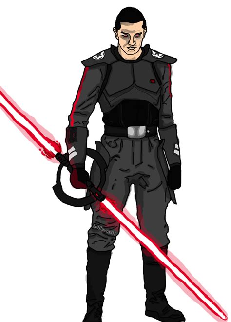 I made Starkiller as an inquisitor! I hope you like it! :) : r/StarWars