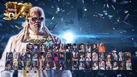 Tekken 7 Character Select And Play New Character Youtube