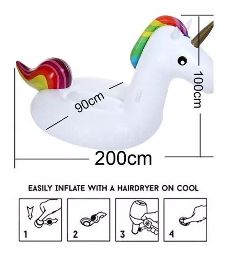 Unicornio Inflable Gigante Albercas Flotador Salvavidas En Venta