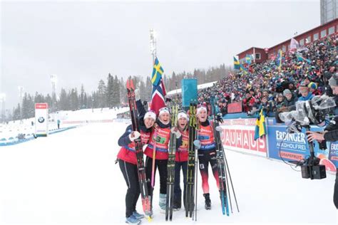 Coupe Du Monde La Norv Ge Remporte Le Relais F Minin D Hochfilzen