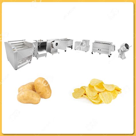 Petite Unit De Fabrication De Chips De Pomme De Terre