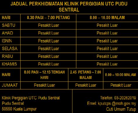 Klinik Gigi Utc Shah Alam Harga Klinik Kesihatan Gigi Utc Shah Alam