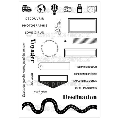 Mes P Tits Ciseaux Tampons Clear DESTINATION Le Scrap De Marianne