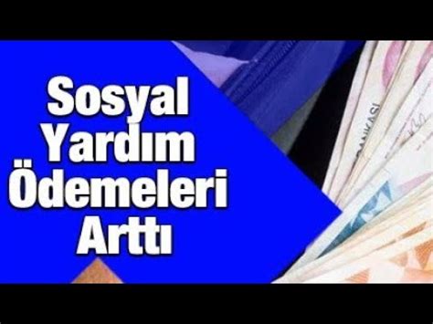 SOSYAL YARDIMLARA GELEN ZAMLAR NE ZAMAN YATACAK YouTube