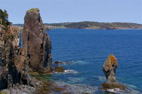 Rock Formations Skerwink Trail Flowerpot Rocks Product Of