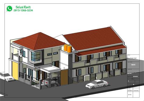 Belajar Revit Contoh Desain Rumah Menggunakan Revit Kursus