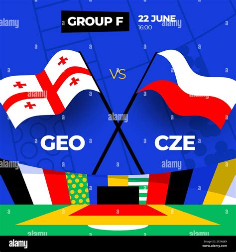 Georgia Vs Czechia Football Match Versus Group Stage