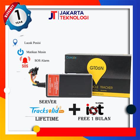 Gps Tracker Mobil Gt06n Concox Server Lifetime Tanpa Pemasangan