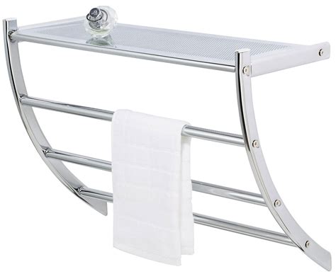 Sagittarius Geneva Wall Mounted Mm Curved Towel Rail Ac C