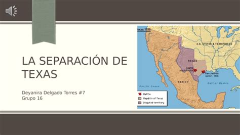 Ppt La Separación De Texas